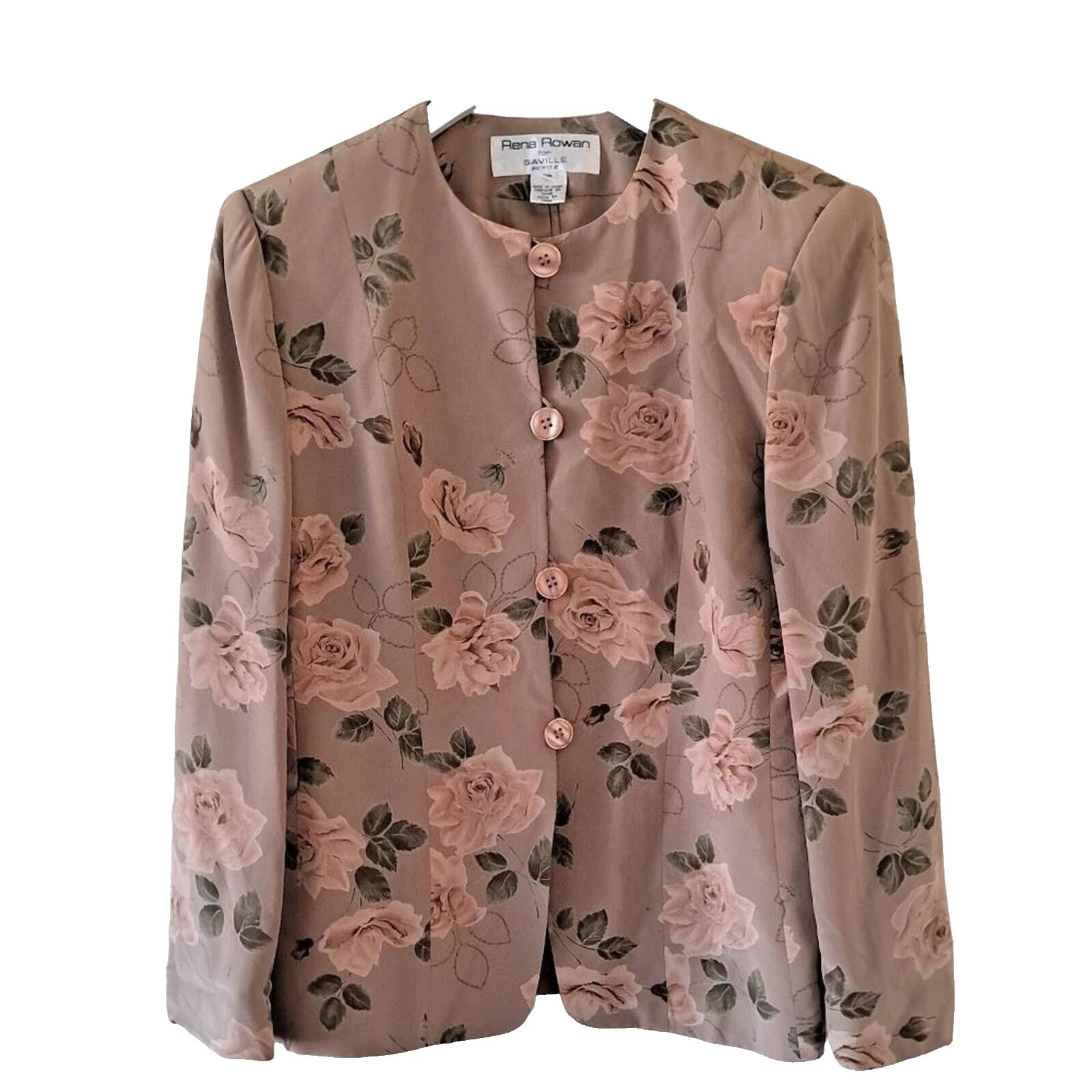 Skirt Suits Floral 100% Silk Suits & Suit Separates for Women