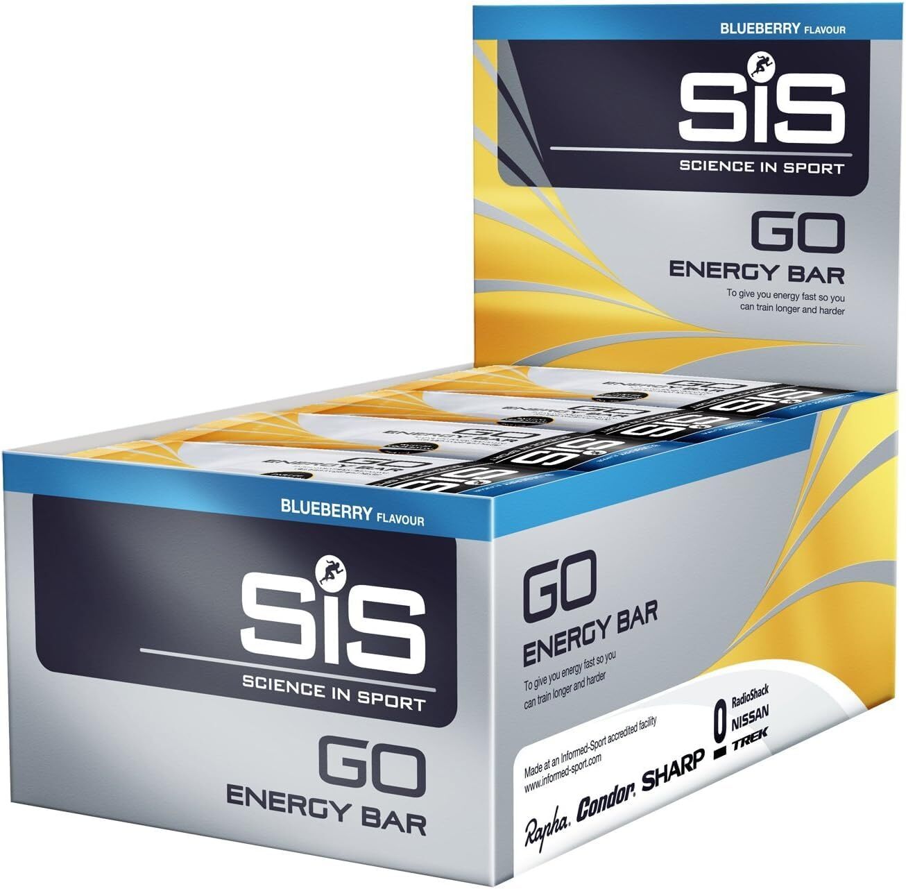 GO Mini Energy Bar - box of 30 bars - blueberry CYCLING AC NUOVO