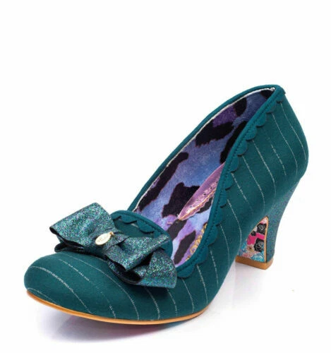 Scarpe col tacco da donna verde