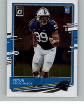 2020 Donruss Optic Yetur Gross-Matos 113  RC  Carolina Panthers