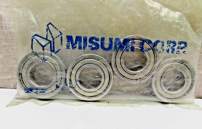 (Lot of 4) NTN 6002-ZZ 15mm X 32mm X 9mm Metal Shielded Bearing