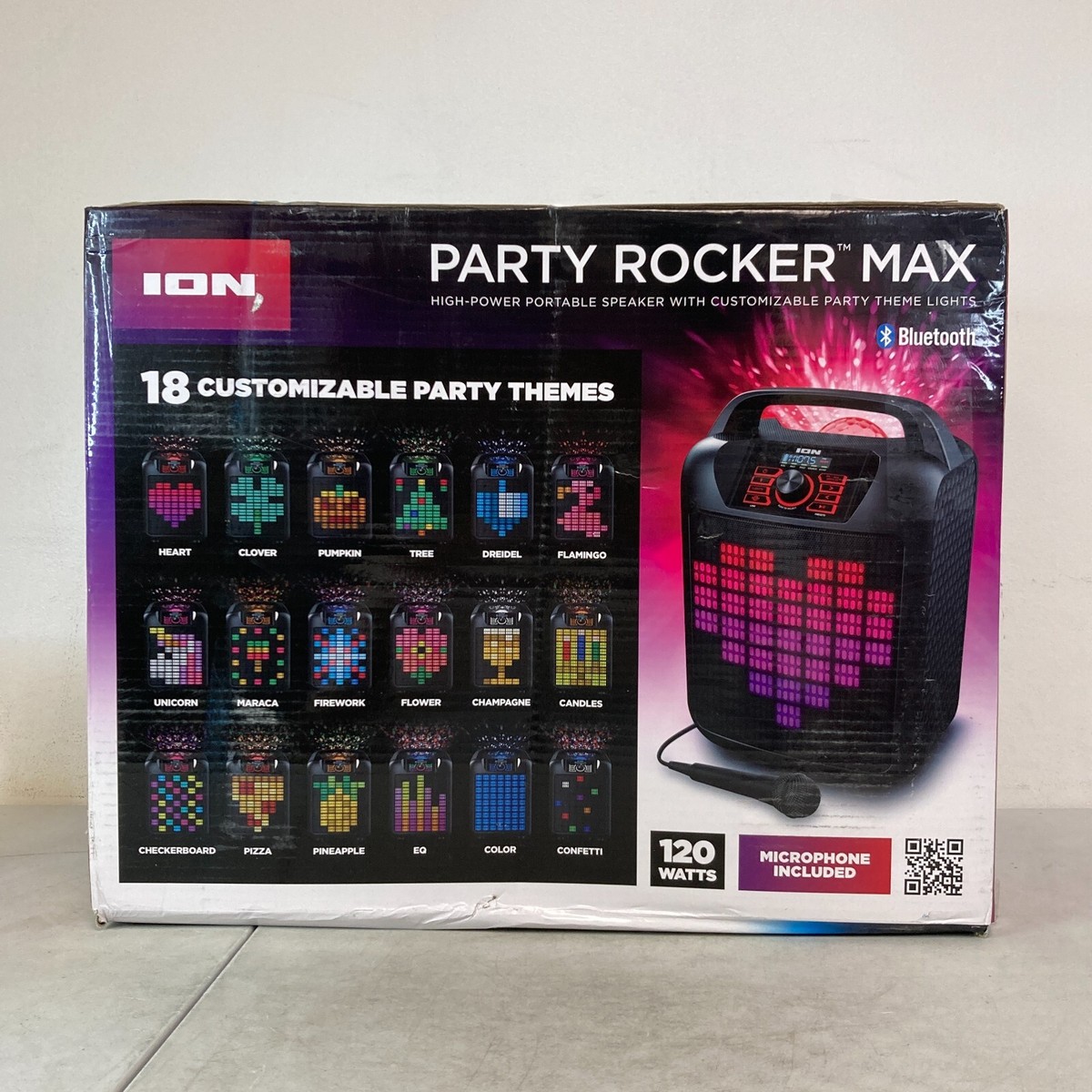 Party Rocker Max Ion Party Speaker With Lights ION Party Rocker