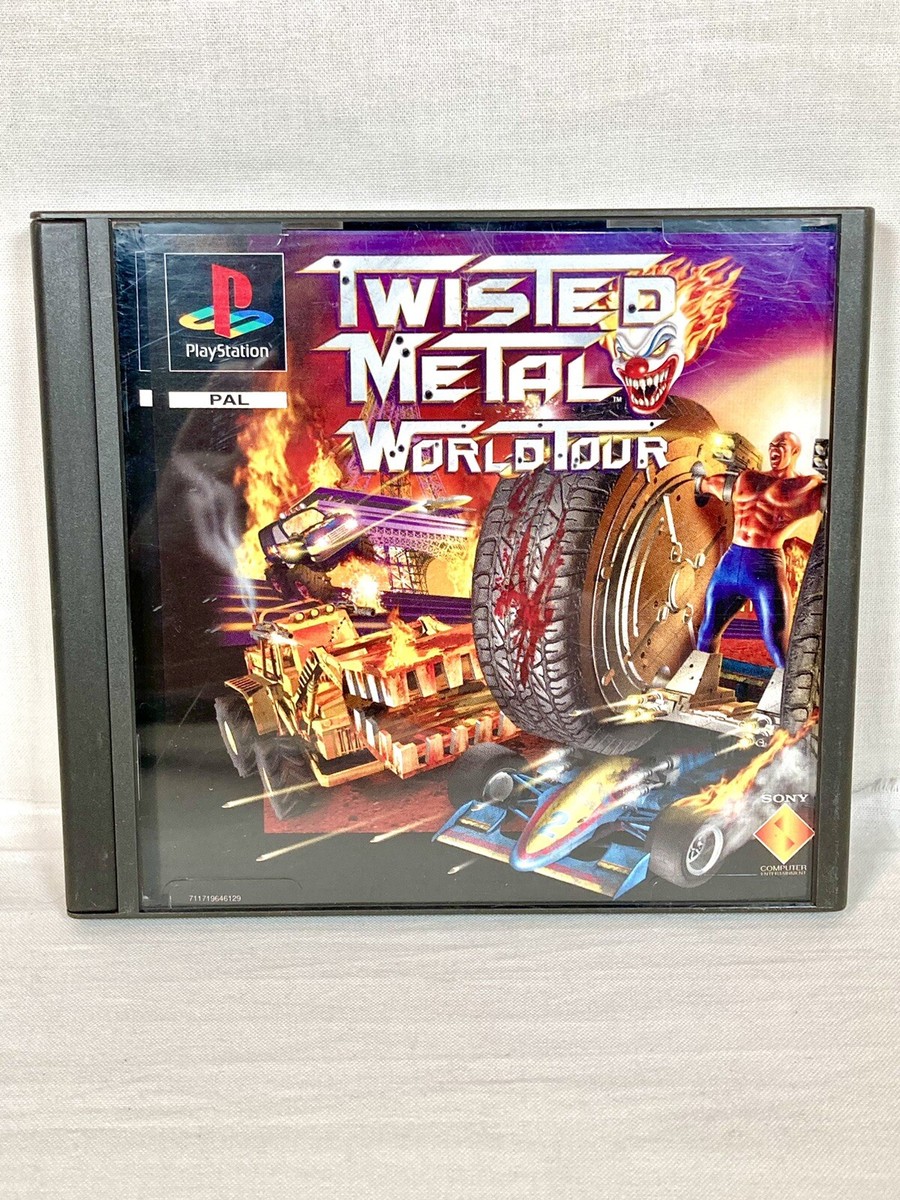 Twisted Metal World Tour PAL Sony PlayStation 1 Complete PS1 UK 