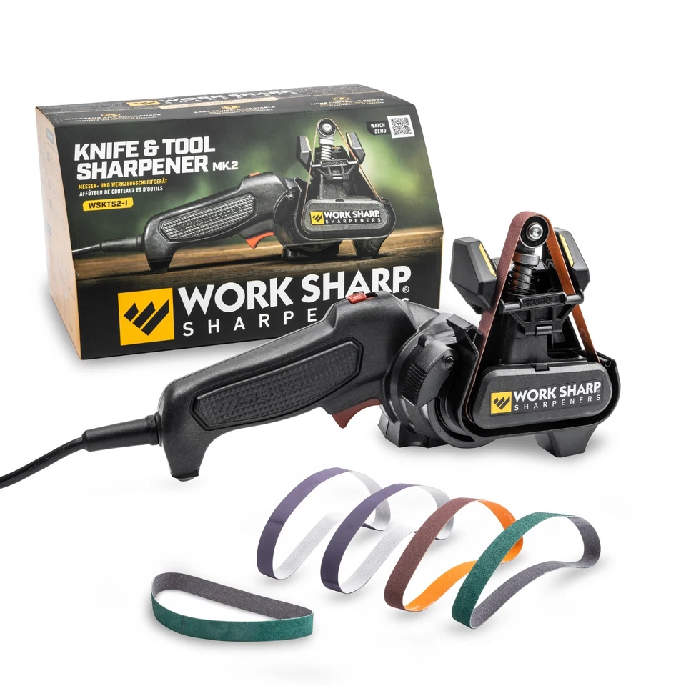 WORK SHARP® Knife & Tool Sharpener Mk.2 elektrischer Messerschärfer Set 09DX008