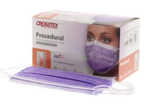 Crosstex GCPLV Procedural Earloop Face Masks Fluid Resistant Lavender 50/Bx
Opens in a new window or