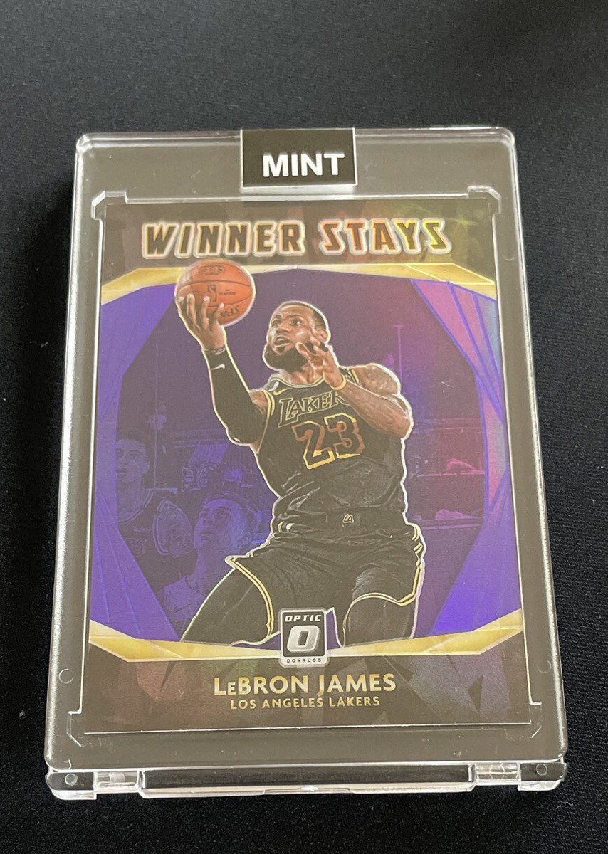 LeBron James 2020 Optic Winner Stays Purple Prizm #20 Certified