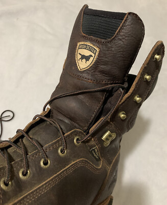 Irish Setter Men's Waterproof Work Boots Size 9 D Brown #83826 | eBay