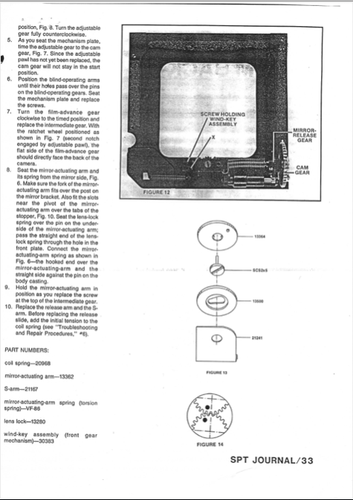 HASSELBLAD 500 C/M FILM CAMERA & HASSELBLAD 120 FILM BACK REPAIR MANUAL REPRINT - Picture 2 of 3
