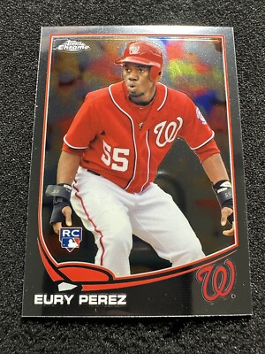 EURY PEREZ #101 2013 Topps Chrome Baseball RC Rookie QTY Washington Nationals