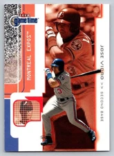 2001 Fleer Game Time #55 Jose Vidro Montreal Expos