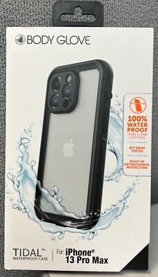 Body Glove Tidal Waterproof Case iPhone 13 Pro Max Black/Clear