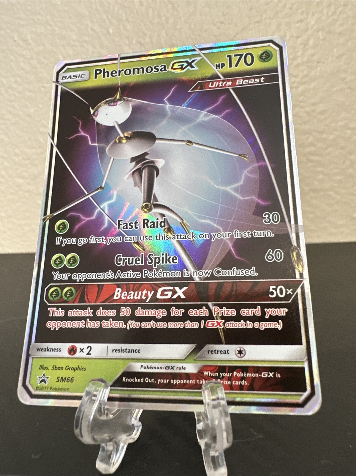 Pheromosa GX SM66 Sun & Moon Black Star Promo [NM]