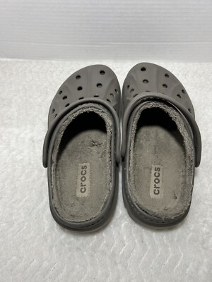Crocs Baya Lined Clogs Fur Brown Unisex Mens 5 Women 7  display picture 2