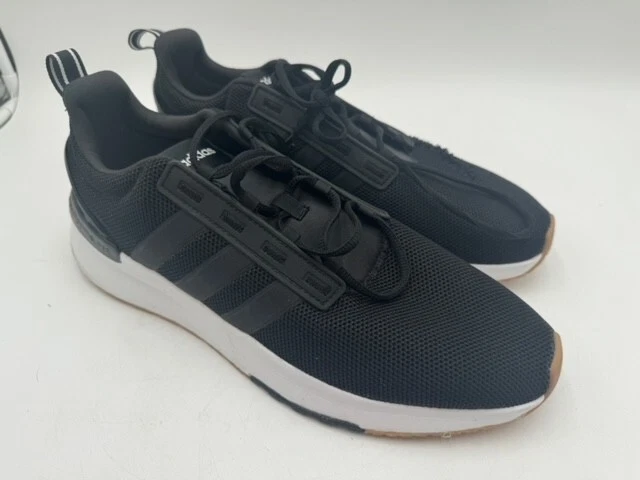 ADIDAS MEN'S RACER TR21 TRAIL RUNNING SHOES BLACK WHITE GUM SIZE 13