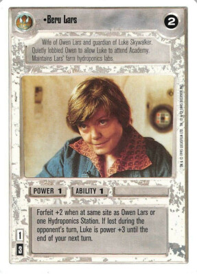 Star Wars CCG Premiere WB Beru Lars NSC | eBay