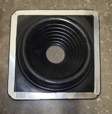 Cubic Mini Wood Stove - Metal Roof Flashing Dektite - for Corrugated Metal Roof