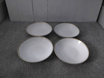 Royal Doulton Weiß Vergoldet Gold Concord Müslischalen 17 cm x3 (siehe Beschreibung)