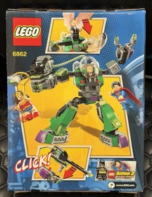LEGO 6862 Superman vs Power Armor Lex NEW SEALED Retired Wonder Woman Set NISB