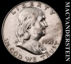1963-D Franklin Half Dollar- Silver- Scarce High Grade Luster #K568