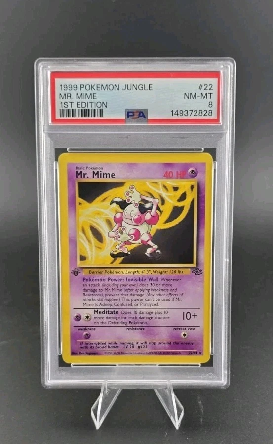 Pokémon TCG Professional Sports Authenticator (PSA) Jungle Grade 8