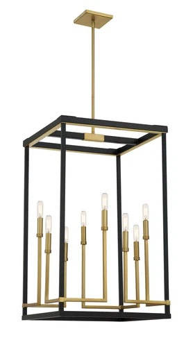 Minka Lavery 2117 Union Estates 8 Light 18"W Multi Light Pendant - Coal / Soft - Picture 2 of 9