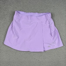 Alo Yoga Tennis Skort Women  s XS Purple Athletic Athleisure Skirt