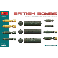 British Bombs Kit 1:48 Miniart Kit Diorami -D- Neues Modell