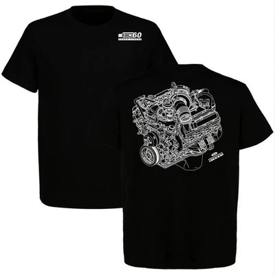 Power Stroke 6.0 Diesel Engine T-Shirt, Turbo Motor Graphic Tee, Gift for Fan