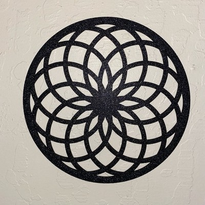 Celtic Knot Rosette Sacred Geometry Mandala Wall Art, 8  Wide, 1/8  Thick