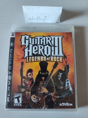 Guitar Hero III: Legends of Rock (Sony PlayStation 3) PS3 New Sealed Game Only