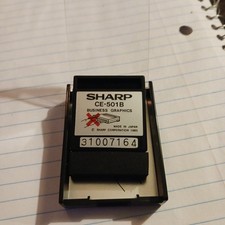 SHARP Pocket Computer DATA CARD CE -501B Business Graphics 31007164 Japan 1983