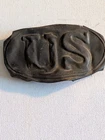 Civil War Union Oval "US" Belt Buckle Shell