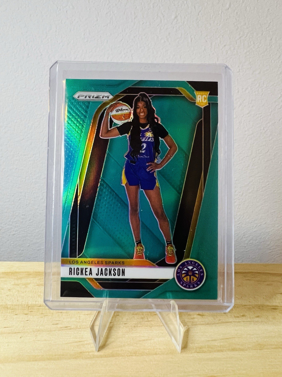 2024 Panini Prizm WNBA - Rickea Jackson #144 Teal Prizm /49 (RC)
