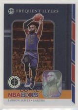 2019 Panini NBA Hoops Premium Stock Frequent Flyers Orange LeBron James #15 07rd
