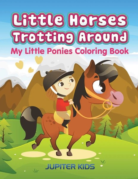 Little Horses Trotting Around My Little Ponies Coloring Book Jupiter Kids Buch-image