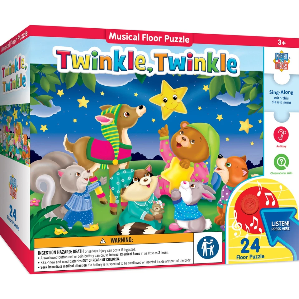MasterPieces - Twinkle Twinkle - 24 Piece Musical Floor Jigsaw Puzzle - Image 2 of 4