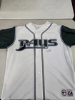Tampa Bay Rays Throwback Majestic Authentic Jersey- L Home White-BJ UPTON #2 PSA