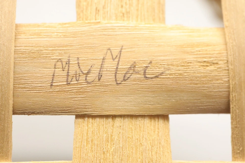 Handwoven Micmac Basket Signed Maine Indigenous Wabanaki Art - Image 4 of 4