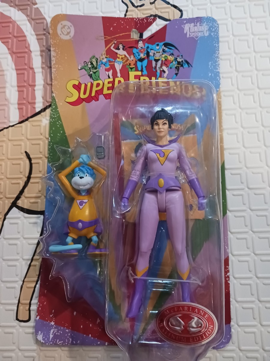 MCFARLANE JAYNA WONDER TWIN With GLEEK Retro Super Friends 6