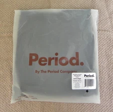 NEW! The Period Company Underwear-Black High Waist Heavy Flow cotton stretch XL