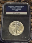 Genuine Uncirculated Walking Liberty Half Dollar 1945 90% Silver - PCS
