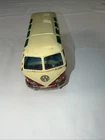 Vintage Tin Battery Operated Bandai Volkswagen Samba Bus Van Japan Rare Drives