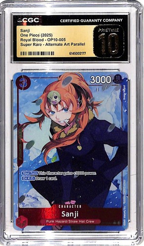 Sanji (Parallel) graded CGC 10 for sale on eBay