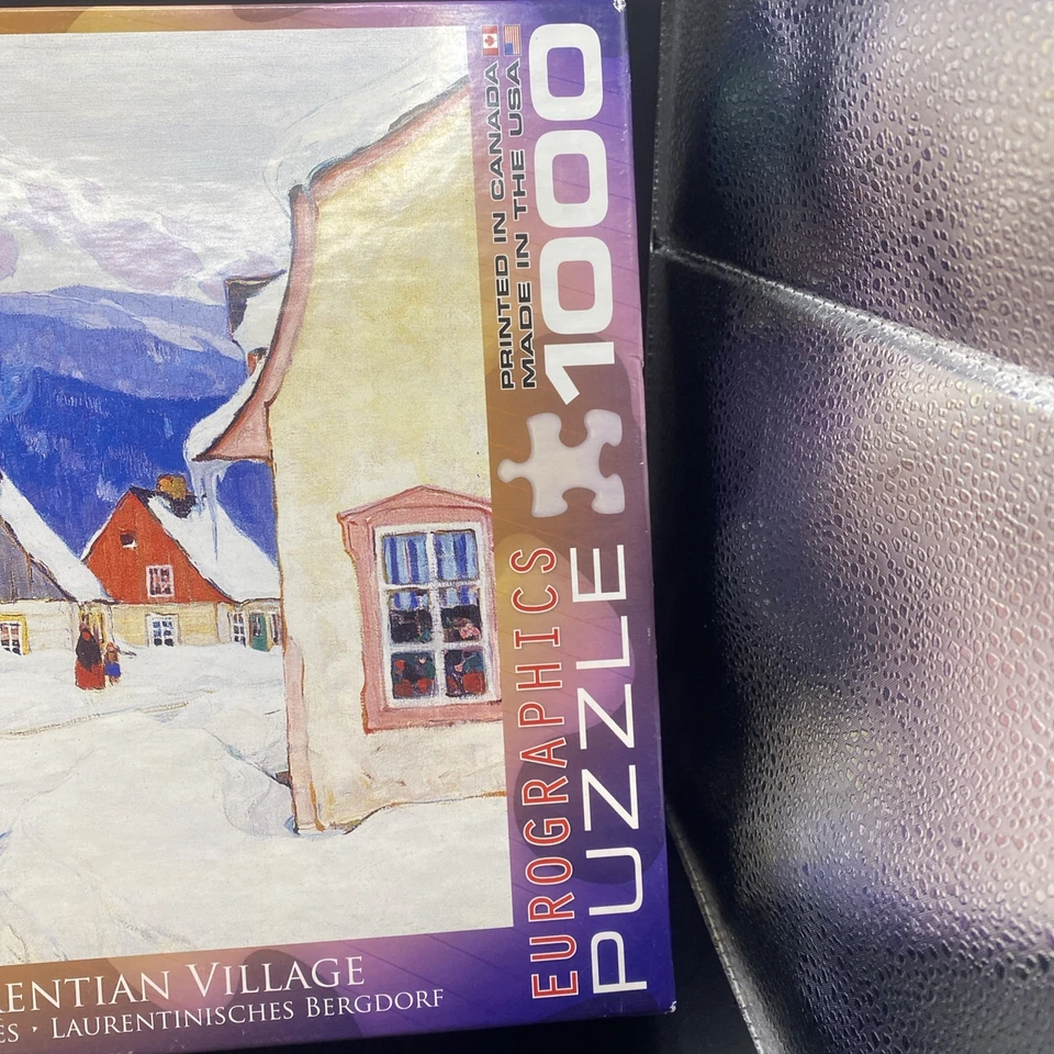 C. Gagnon Winter Morning In Baie-St-Paul Eurographics 1000 Piece Puzzle Fine Art - Image 2 of 4