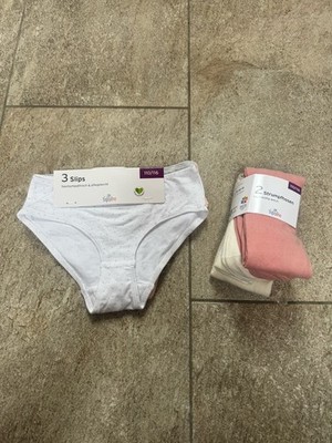 3 Topolino Mädchen Unterhosen Slips + 2 Strumpfhosen Größe 110 / 116 - Neu
