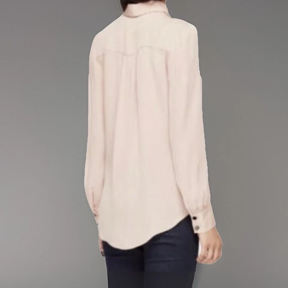 Kate Spade маргаритки кружева шелковая блузка, размер M, офис бизнес повседневный женский - Изображение 2 из 4