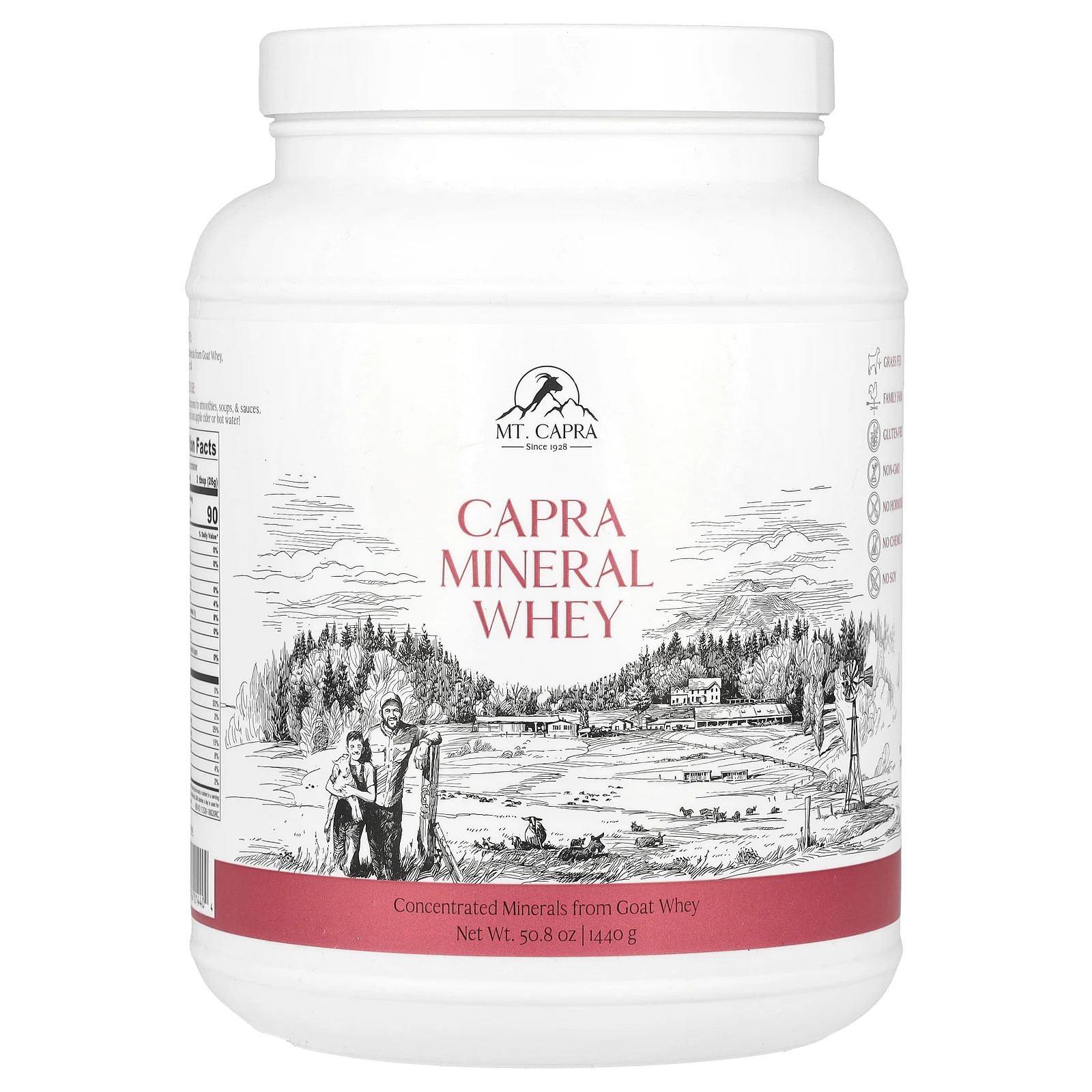 Mt Capra Capra Mineral Whey 50 8 унций 1440 г полностью натуральный без химикатов 12590₽