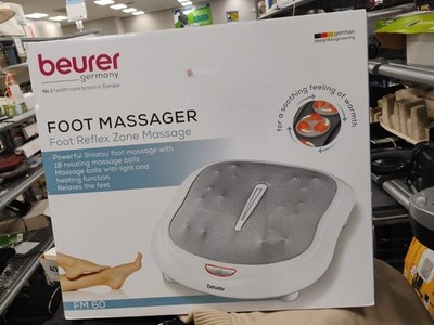 Beurer FM60 Shiatsu Foot Massager, 8 Shiatsu Massage Heads and 2 Massage Levels,
