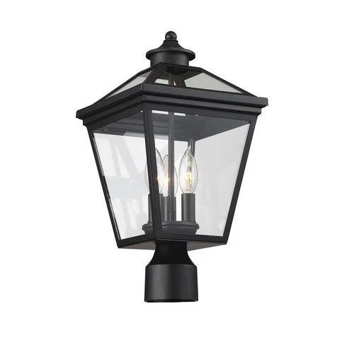 Savoy House 5-147 Ellijay 3 Light 17.5" Tall Outdoor Post Light - Black - Picture 3 of 3