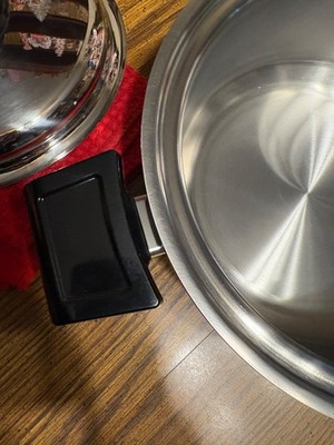Kitchen Craft By Americraft 4 Qt Stock Pot Stainless Steel USA With Lid NICE!